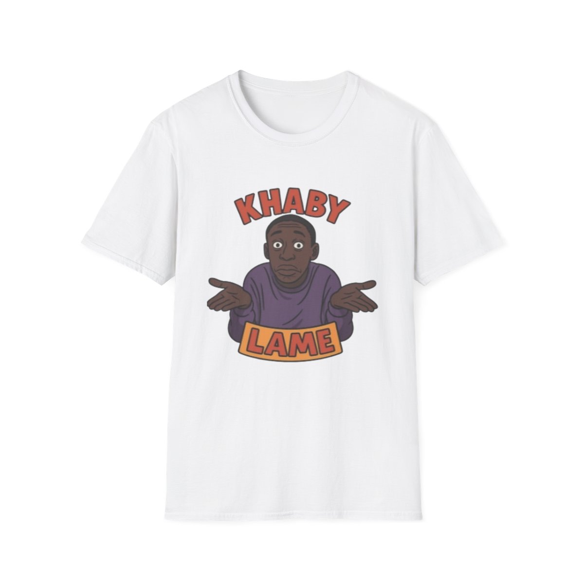 Khaby shrug illustration T-Shirt | Funny meme graphic tee | Khaby Lame